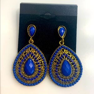 Tear drop style earrings